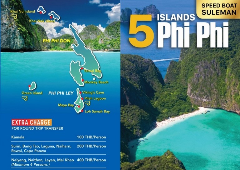Phi Phi 5 Islands by Speedboat