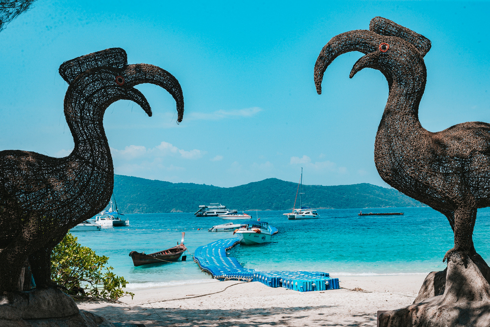 Kahung Beach - Coral Island ( Half Day )